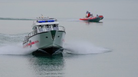 Hauptübung mit der Seepolizei 2015